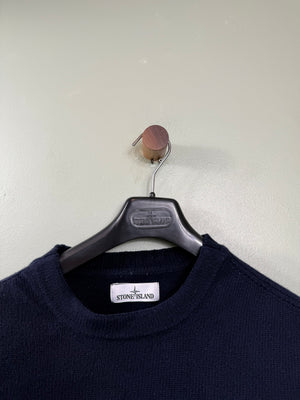 Stone Island Navy Knit Jumper