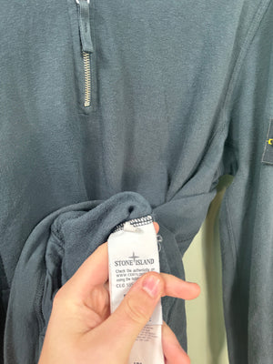Stone Island Navy 1/4 Zip Jumper