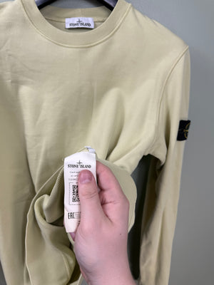 Stone Island Pastel Yellow Jumper