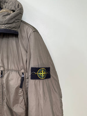Stone Island Khaki Crinkle Reps Jacket