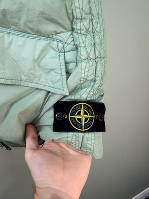 Stone Island Green Crinkle Reps Gilet