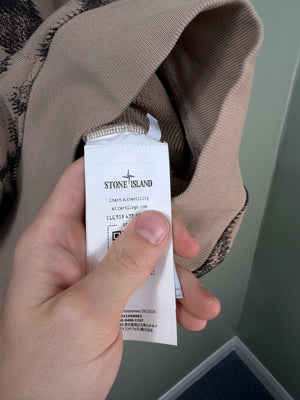 Stone Island Beige Earth Camo Jumper
