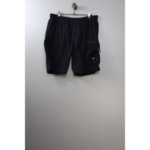 C.P. Company Black Chrome Shorts