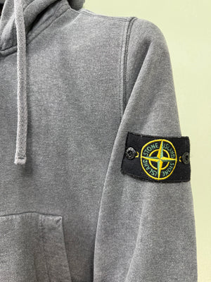 Stone Island Grey Zipped Hoodie