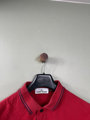 Stone Island Red Slim Fit Polo