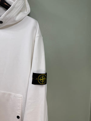 Stone Island White Hoodie