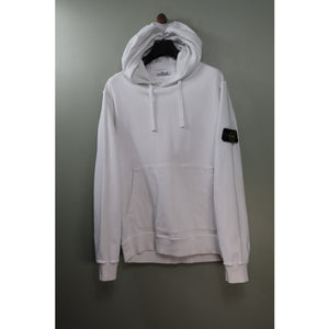 Stone Island White Hoodie