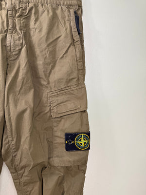 Stone Island Khaki RE-T Cargo Bottoms