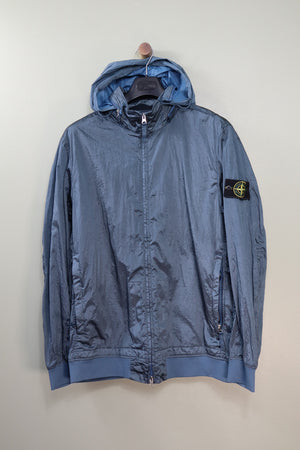 Stone Island Blue Nylon Metal Watro Jacket