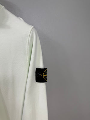 Stone Island Pastel Green 1/4 Zip Jumper