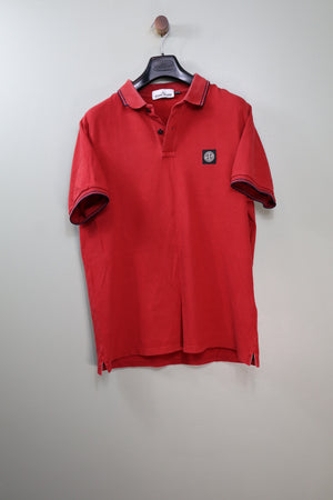 Stone Island Red Slim Fit Polo