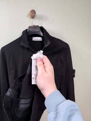 Stone Island Black Zipped Jumper