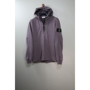 Stone Island Slate Grey 1/4 Zip Hoodie