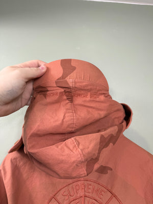 Stone Island x Supreme Orange Brushed Cotton Camo OVD Jacket
