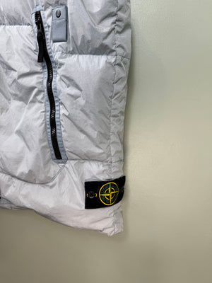 Stone Island Ice Blue Crinkle Reps Down Giket