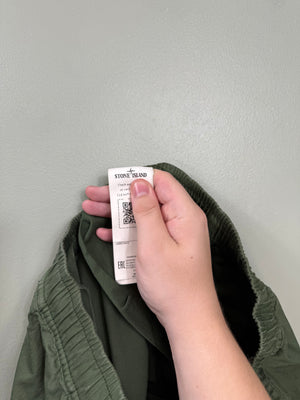 Stone Island Green RE-T Cargo Bottoms