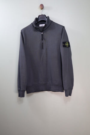 Stone Island Charcoal Grey 1/4 Zip Jumper