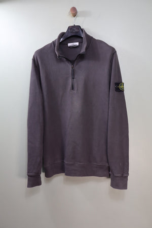Stone Island Charcoal Grey 1/4 Zip Jumper