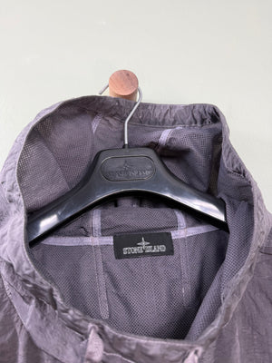 Stone Island Grey Shadow Project Stripped Nylon Metal Smock