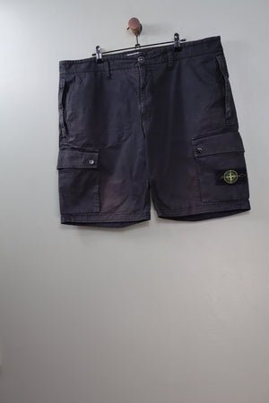 Stone Island Black SL Cargo Shorts
