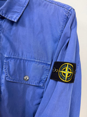 Stone Island Blue Overshirt