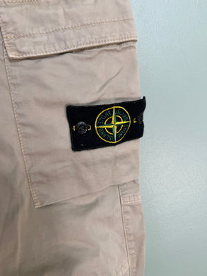 Stone Island Beige RE-T Cargo Bottoms