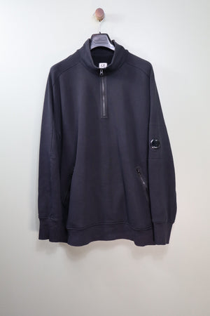 C.P. Company Black 1/4 Zip Jumper