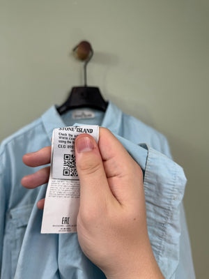 Stone Island Baby Blue Overshirt