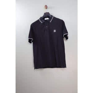 Stone Island Black Slim Fit Polo