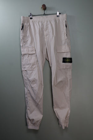 Stone Island Beige RE-T Cargo Bottoms