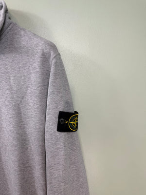 Stone Island Grey 1/4 Zip Jumper