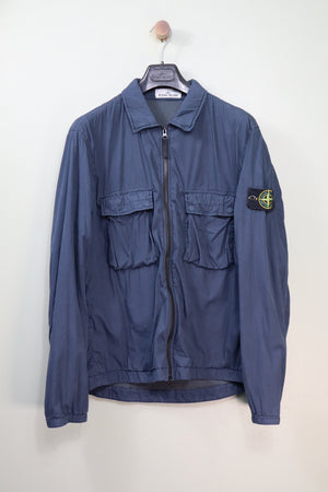 Stone Island Navy Padded Overshirt