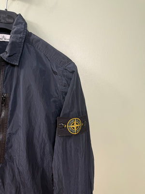 Stone Island Navy Nylon Metal Overshirt