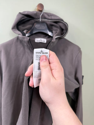 Stone Island Slate Grey 1/4 Zip Hoodie