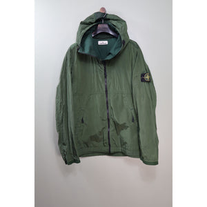 Stone Island Green Nylon Metal Jacket