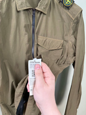 Stone Island Khaki Naslan Overshirt