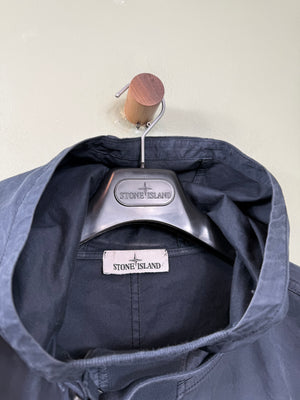 Stone Island Navy Multipocket Smock Overshirt