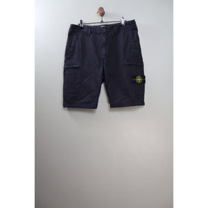 Stone Island Black SL Cargo Shorts