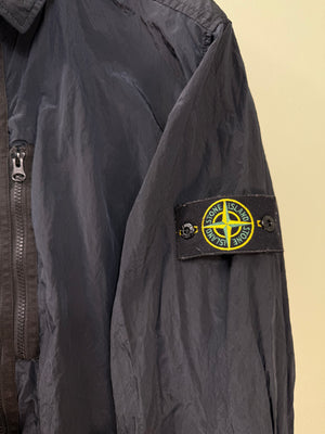 Stone Island Navy Nylon Metal Overshirt