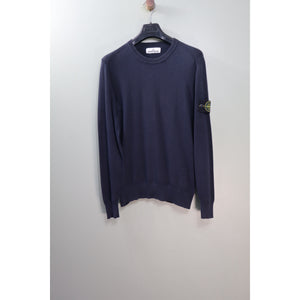 Stone Island Navy Knit Jumper