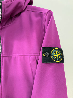 Stone Island Purple Soft Shell Jacket