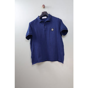 Stone Island Deep Blue Slim Fit Polo