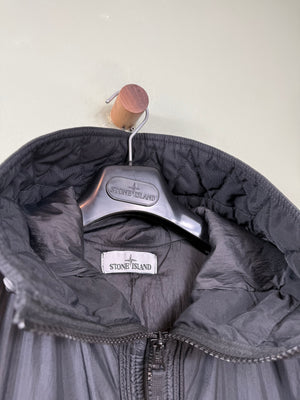 Stone Island Black Garment Dyed Crinkle Reps NY Jacket