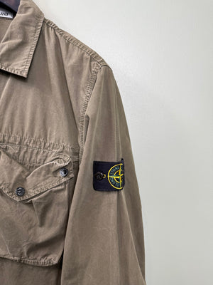 Stone Island Khaki Overshirt