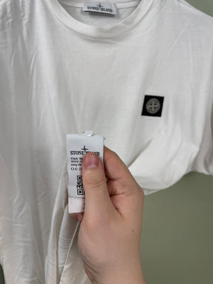 Stone Island White T-Shirt