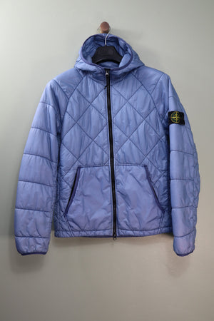Stone Island Lavender Quilted Micro Yarn Down Jacket