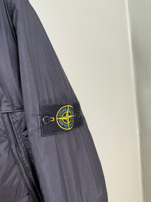 Stone Island Black Garment Dyed Crinkle Reps NY Jacket