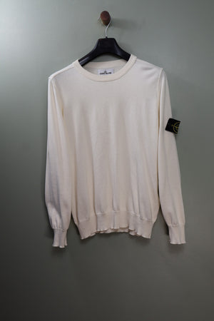 Stone Island Cream Knit Jumper