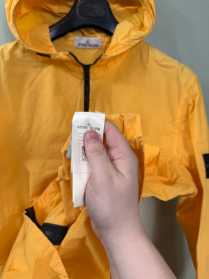 Stone Island Yellow Naslan Hooded Overshirt