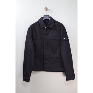 Stone Island Black Bull Denim Research Overshirt